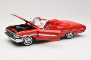 Ford Galaxie 500 Кабриолет Червен Sun Star 1:18 1420 Метал — снимка 2 от 8