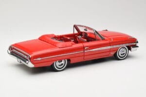 Ford Galaxie 500 Кабриолет Червен Sun Star 1:18 1420 Метал — снимка 3 от 8