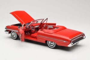 Ford Galaxie 500 Кабриолет Червен Sun Star 1:18 1420 Метал — снимка 5 от 8