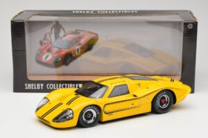 Ford GT40 Mk IV Жълт 1967 Shelby Collectibles 1:18 31414S Метал — снимка 8 от 8