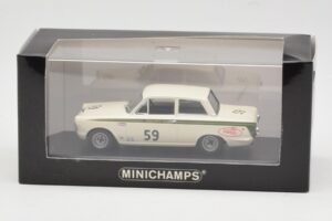 Ford Lotus Cortina Mk1 #59 J. Clark / R. Parsons Sebring 12 Hours 1964 Minichamps 1:43 400648259 Метал — снимка 4 от 4