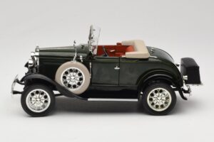 Ford Model A Тъмнозелен Motor City 1:18 20003 Метал — снимка 4 от 8