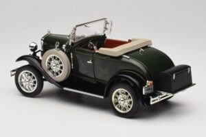 Ford Model A Тъмнозелен Motor City 1:18 20003 Метал — снимка 7 от 8