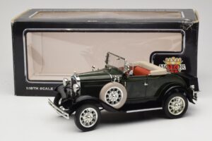 Ford Model A Тъмнозелен Motor City 1:18 20003 Метал — снимка 8 от 8