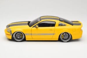 Ford Mustang S197 Cesam by Parotech Жълт Norev 1:18 182700 Метал — снимка 4 от 8