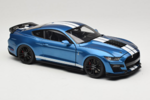 Ford Mustang Shelby GT500 S550 Atlas Blue Metallic IXO 1:18 18RDC244-FO Метал — снимка 6 от 8