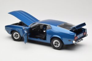 Ford Mustang SportsRoof Син Sun Star 1:18 3612 Метал — снимка 5 от 8