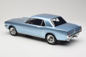 Ford Mustang V8 Hardtop Pony GT Silver Blue GT Spirit 1:12 G089 Смола — снимка 5 от 6
