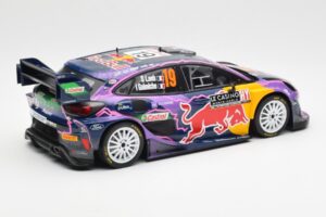 Ford Puma Rally1 #19 S. Loeb / I. Galmiche Rally Monte Carlo Winner 2022 IXO 1:18 18RMC110 Метал — снимка 2 от 6