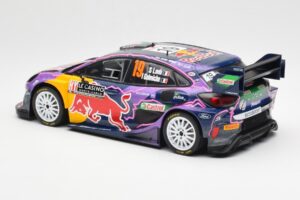 Ford Puma Rally1 #19 S. Loeb / I. Galmiche Rally Monte Carlo Winner 2022 IXO 1:18 18RMC110 Метал — снимка 5 от 6
