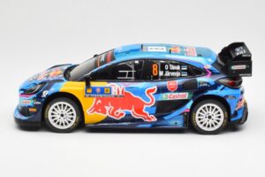 Ford Puma Rally1 #8 O. Tanak / M. Jarveoja 3rd Rally Central Europe 2023 IXO 1:18 18RMC187 Метал — снимка 3 от 6