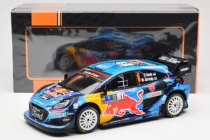 Ford Puma Rally1 #8 O. Tanak / M. Jarveoja 3rd Rally Central Europe 2023 IXO 1:18 18RMC187 Метал — снимка 6 от 6