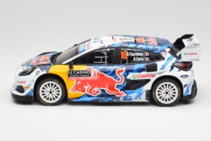 Ford Puma Rally1 WRC #16 A. Fourmaux / A. Coria Rally Monte Carlo 2024 IXO 1:18 18RMC198 Метал — снимка 3 от 6