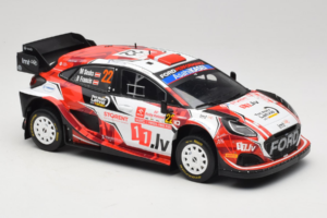 Ford Puma Rally1 WRC #22 M-Sport Ford World Rally Team M. Sesks / R. Francis Rally Poland 2024 IXO 1:18 18RMC215 Метал — снимка 4 от 6