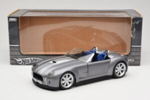 Shelby Cobra Кабриолет Grey Metallic Hot Wheels 1:18 G7220 Метал — снимка 8 от 8