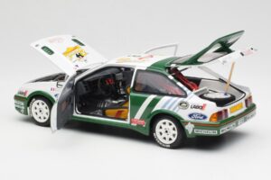 Ford Sierra RS Cosworth #8 D. Auriol / B. Occelli Rally Tour de Corse 1988 AUTOart 1:18 88812 Метал — снимка 5 от 8
