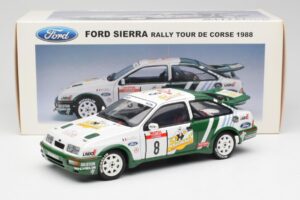 Ford Sierra RS Cosworth #8 D. Auriol / B. Occelli Rally Tour de Corse 1988 AUTOart 1:18 88812 Метал — снимка 8 от 8
