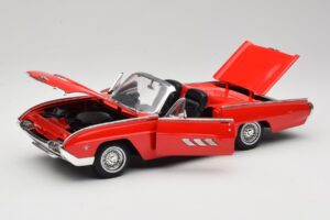 Ford Thunderbird Кабриолет Червен Anson 1:18 30334 Метал — снимка 2 от 8