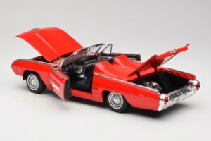 Ford Thunderbird Кабриолет Червен Anson 1:18 30334 Метал — снимка 5 от 8