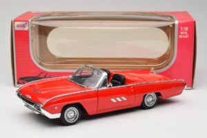 Ford Thunderbird Кабриолет Червен Anson 1:18 30334 Метал — снимка 8 от 8