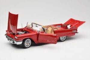 Ford Thunderbird Кабриолет Червен Sun Star 1:18 4311 Метал — снимка 2 от 8