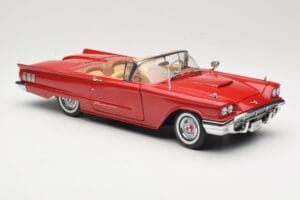 Ford Thunderbird Кабриолет Червен Sun Star 1:18 4311 Метал — снимка 6 от 8