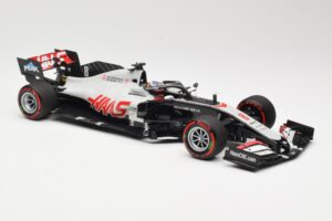 Haas VF-20 #8 R. Grosjean Bahrain GP 2020 Minichamps 1:18 110201508 Метал — снимка 4 от 6