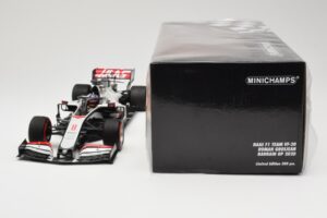 Haas VF-20 #8 R. Grosjean Bahrain GP 2020 Minichamps 1:18 110201508 Метал — снимка 6 от 6