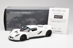 Hennessey Venom GT Бял AUTOart 1:18 75404 Метал — снимка 8 от 8