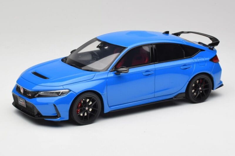 Honda Civic FK8 Type R Boost Син Перлен Otto 1:18 OT1093 Смола
