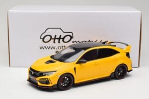 Honda Civic Type R FK8 Euro Spec Жълт Otto 1:18 OT1111 Смола — снимка 6 от 6