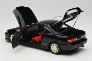 Honda Integra Type R DC2 Pre-Facelift Flamenco Black Pearl MotorHelix 1:18 M85203 Метал — снимка 5 от 8