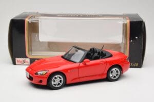 Honda S2000 AP1 Червен Maisto 1:18 50350 Метал — снимка 8 от 8