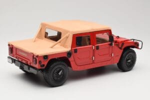 Hummer H1 Soft Top Червен Exoto 1:18 01805 Метал — снимка 3 от 8