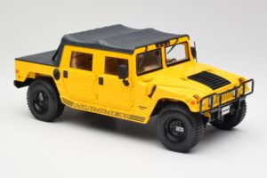 Hummer H1 Soft Top Жълт Maisto 1:18 56041 Метал — снимка 6 от 8
