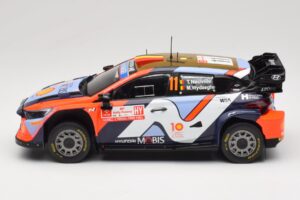 Hyundai i20 N Rally1 #11 Hyundai Shell Mobis WRT T. Neuville / M. Wydaeghe Rally Poland 2024 IXO 1:18 18RMC214 Метал — снимка 5 от 6