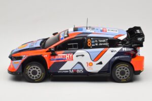 Hyundai i20 N Rally1 #8 Hyundai Shell Mobis WRT O. Tanak / M. Jarveoja Rally Chile 2024 IXO 1:18 18RMC223 Метал — снимка 3 от 6