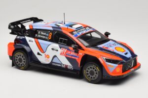 Hyundai i20 N Rally1 #8 Hyundai Shell Mobis WRT O. Tanak / M. Jarveoja Rally Chile 2024 IXO 1:18 18RMC223 Метал — снимка 4 от 6