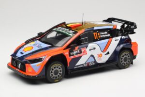 Hyundai i20 N Rally1 WRC Hybrid #11 T. Neuville / M. Wydaeghe Safari Rally Kenya 2024 IXO 1:18 18RMC208 Метал
