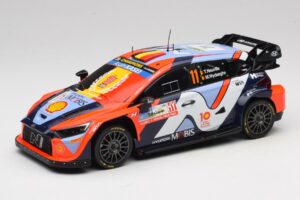 Hyundai i20 N Rally1 #11 T. Neuville / M. Wydaeghe Rally Japan WRC World Champion 2024 IXO 1:18 18RMC228 Метал