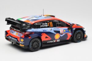 Hyundai i20 N Rally1 WRC #11 T. Neuville / M. Wydaeghe Central European Rally Winner 2023 IXO 1:18 18RMC193 Метал — снимка 2 от 6