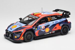 Hyundai i20 N Rally1 WRC #11 T. Neuville / M. Wydaeghe Central European Rally Winner 2023 IXO 1:18 18RMC193 Метал