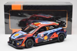 Hyundai i20 N Rally1 WRC #11 T. Neuville / M. Wydaeghe Central European Rally Winner 2023 IXO 1:18 18RMC193 Метал — снимка 6 от 6