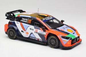 Hyundai i20 N Rally1 #11 T. Neuville / M. Wydaeghe Rally Croatia 2024 IXO 1:18 18RMC203 Метал — снимка 4 от 6