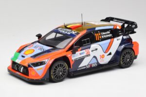 Hyundai i20 N Rally1 #11 T. Neuville / M. Wydaeghe Rally Croatia 2024 IXO 1:18 18RMC203 Метал