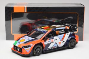 Hyundai i20 N Rally1 #11 T. Neuville / M. Wydaeghe Rally Croatia 2024 IXO 1:18 18RMC203 Метал — снимка 6 от 6