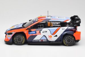Hyundai i20 N Rally1 #11 T. Neuville / M. Wydaeghe Rally Sweden 2024 IXO 1:18 18RMC201 Метал — снимка 3 от 6