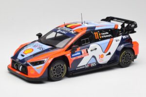 Hyundai i20 N Rally1 #11 T. Neuville / M. Wydaeghe Rally Sweden 2024 IXO 1:18 18RMC201 Метал
