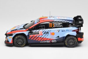 Hyundai i20 N Rally1 WRC #11 T. Neuville / M. Wydaeghe Rally Monte Carlo Winner 2024 IXO 1:18 18RMC194 Метал — снимка 3 от 6