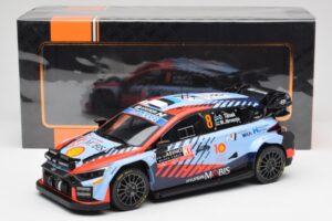 Hyundai i20 N Rally1 WRC #8 O. Tänak / M. Järveoja Rally Monte Carlo Night Version 2024 IXO 1:18 18RMC195 Метал — снимка 6 от 6
